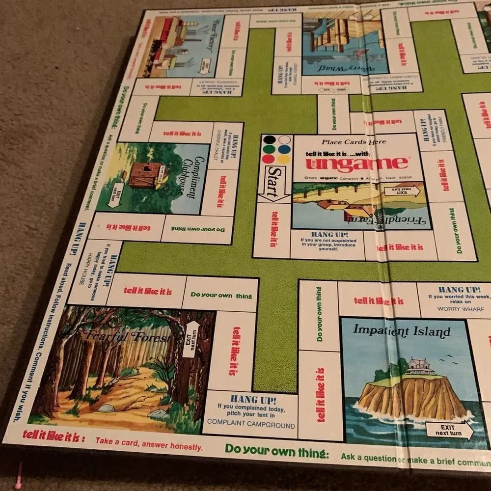 Ungame 1975 Vintage Christian Version Board Game